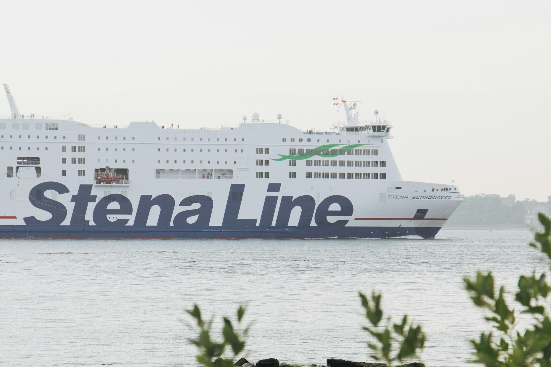 Fähre Kiel Göteborg: die Stena Scandinavica von Stena Line auf der Kieler Förde